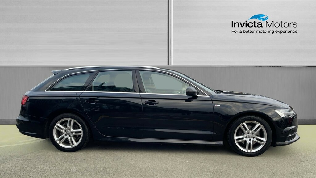 Audi A6 S Line Quattro Estate PY67LUO Black #2