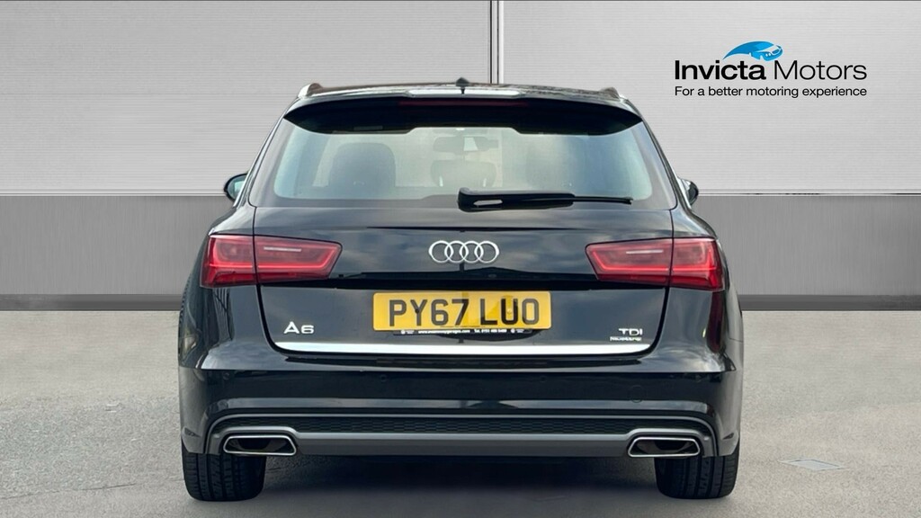 Audi A6 S Line Quattro Estate PY67LUO Black #4