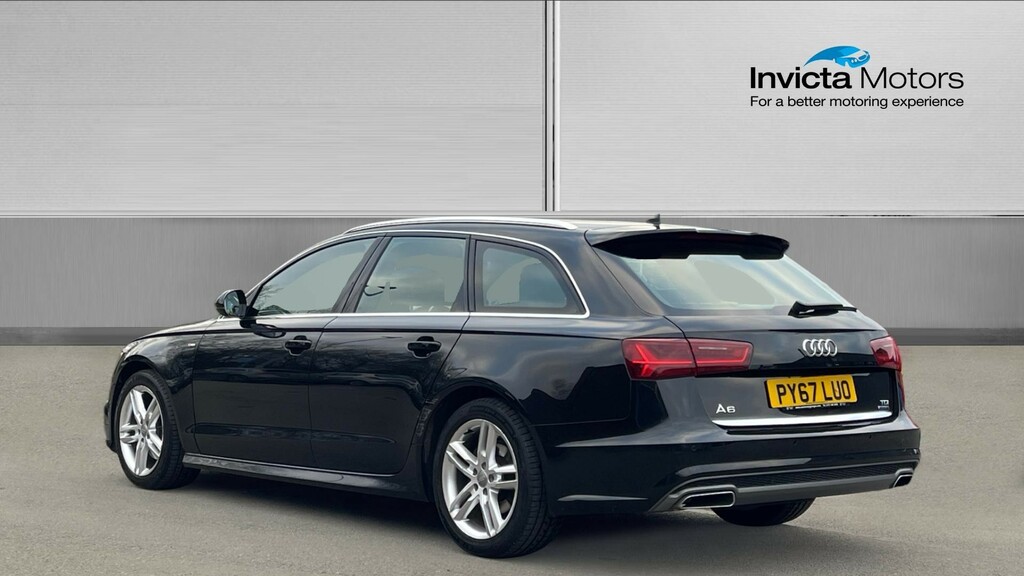 Audi A6 S Line Quattro Estate PY67LUO Black #5