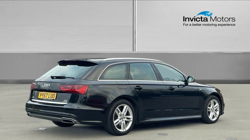 Audi A6 S Line Quattro Estate PY67LUO Black #3