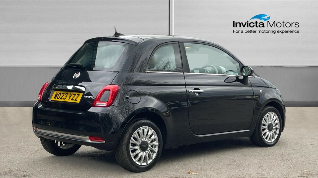 Fiat 500 Mild Hybrid WO23YZZ Black #3