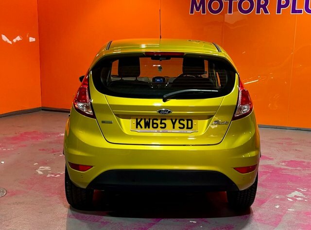 Ford Fiesta 1.0T Ecoboost Zetec Hatchback Powershif KW65YSD Yellow #5