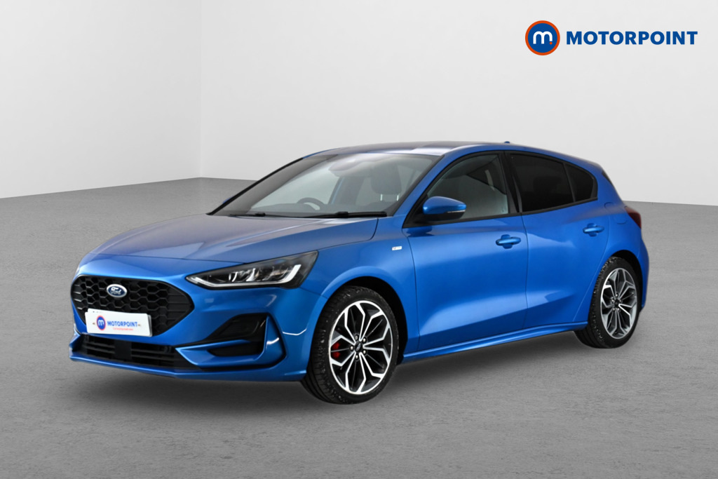 Ford Focus 1.0 Ecoboost Hybrid Mhev 155 St-line X Edition YR73KJJ Blue #3
