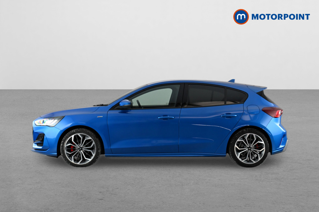 Ford Focus 1.0 Ecoboost Hybrid Mhev 155 St-line X Edition YR73KJJ Blue #4