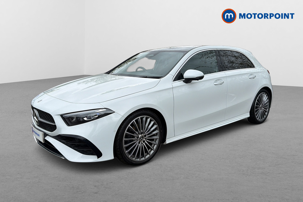Mercedes-Benz A Class A200d Amg Line Premium Plus White #3