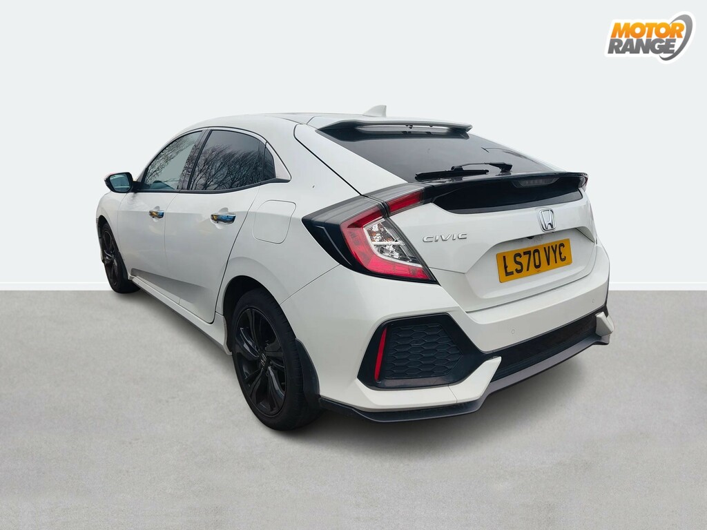 Honda Civic 1.5 Vtec Turbo Prestige Cvt White #3