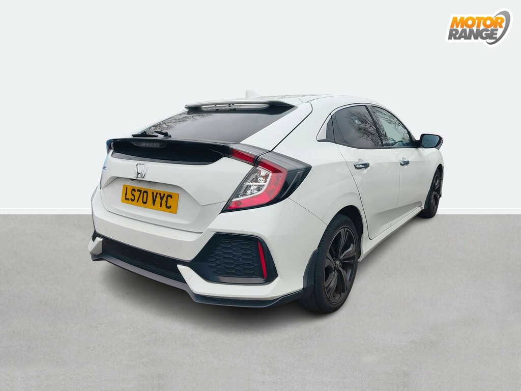 Honda Civic 1.5 Vtec Turbo Prestige Cvt White #5