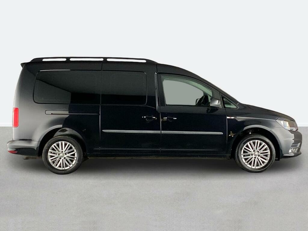 Volkswagen Caddy Maxi Life 2.0 Tdi Black #2