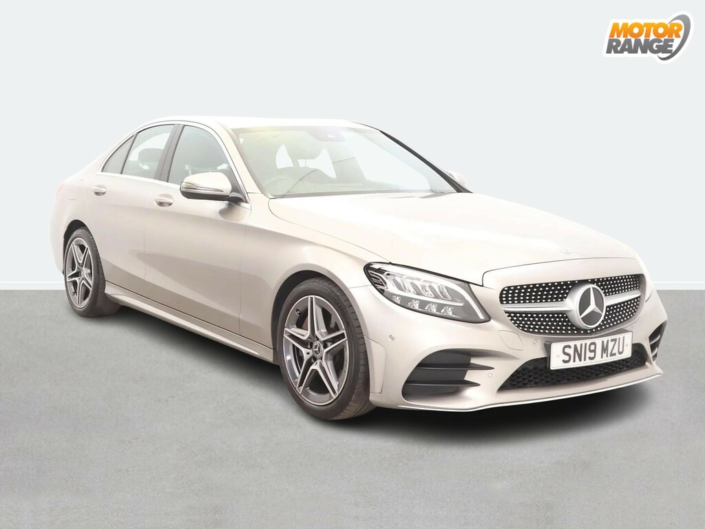 Mercedes-Benz C Class C300d Amg Line 9G-tronic Silver