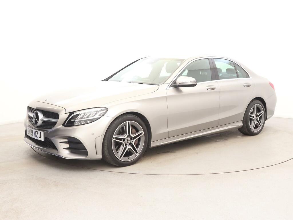 Mercedes-Benz C Class C300d Amg Line 9G-tronic SN19MZU Silver #3