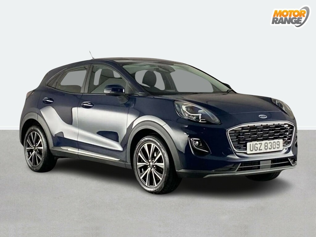 Ford Puma 1.0 Ecoboost Hybrid Mhev Titanium UGZ8309 Blue