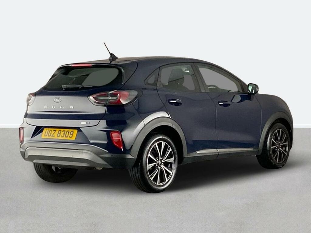 Ford Puma 1.0 Ecoboost Hybrid Mhev Titanium UGZ8309 Blue #3