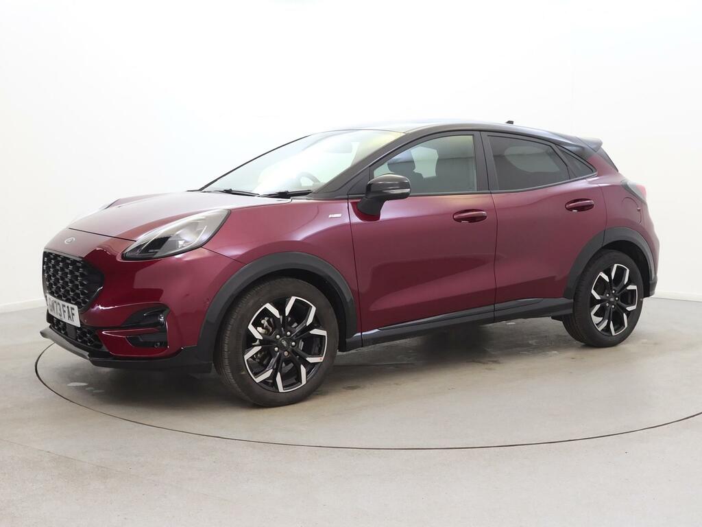 Ford Puma 1.0 Ecoboost Hybrid Mhev Vivid Ruby Edition GM73FAF Red #3
