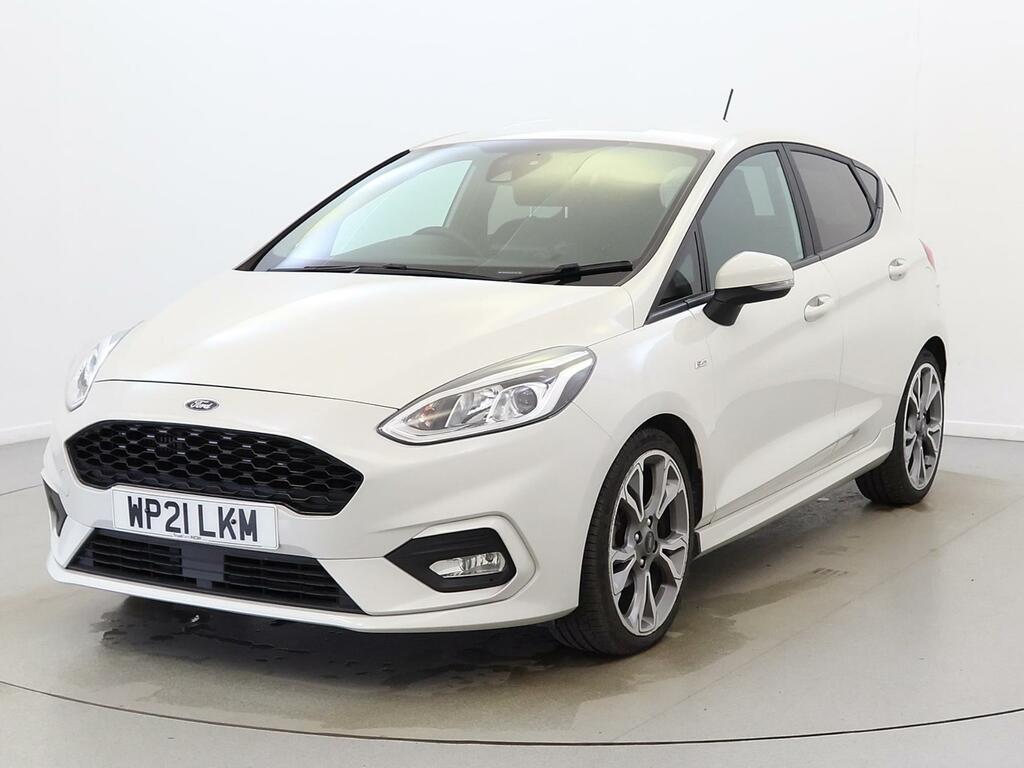 Ford Fiesta 1.0 Ecoboost Hybrid Mhev 155 St-line X Edition WP21LKM White #3