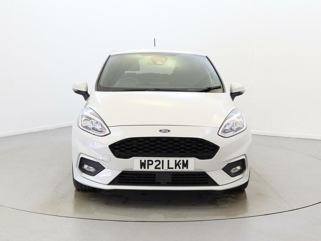 Ford Fiesta 1.0 Ecoboost Hybrid Mhev 155 St-line X Edition WP21LKM White #2