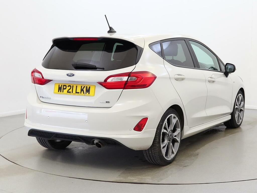 Ford Fiesta 1.0 Ecoboost Hybrid Mhev 155 St-line X Edition WP21LKM White #5