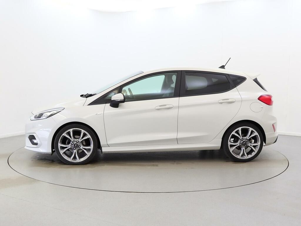 Ford Fiesta 1.0 Ecoboost Hybrid Mhev 155 St-line X Edition WP21LKM White #4