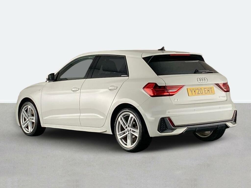 Audi A1 30 Tfsi S Line S Tronic YY20EHT White #4