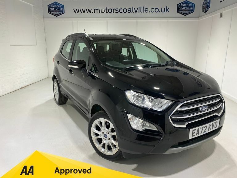 Ford Ecosport 1.0 Turbo Ecoboost 125Ps 6 Spd Titanium 5Drwin Black