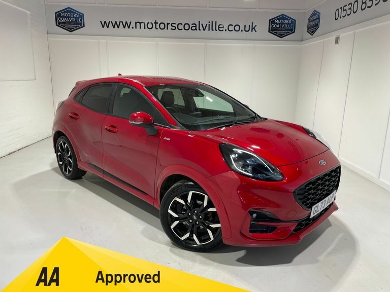 Ford Puma 1.0 Turbo Ecoboost Hybrid 125Ps Mhev 6 Spd St-li Red