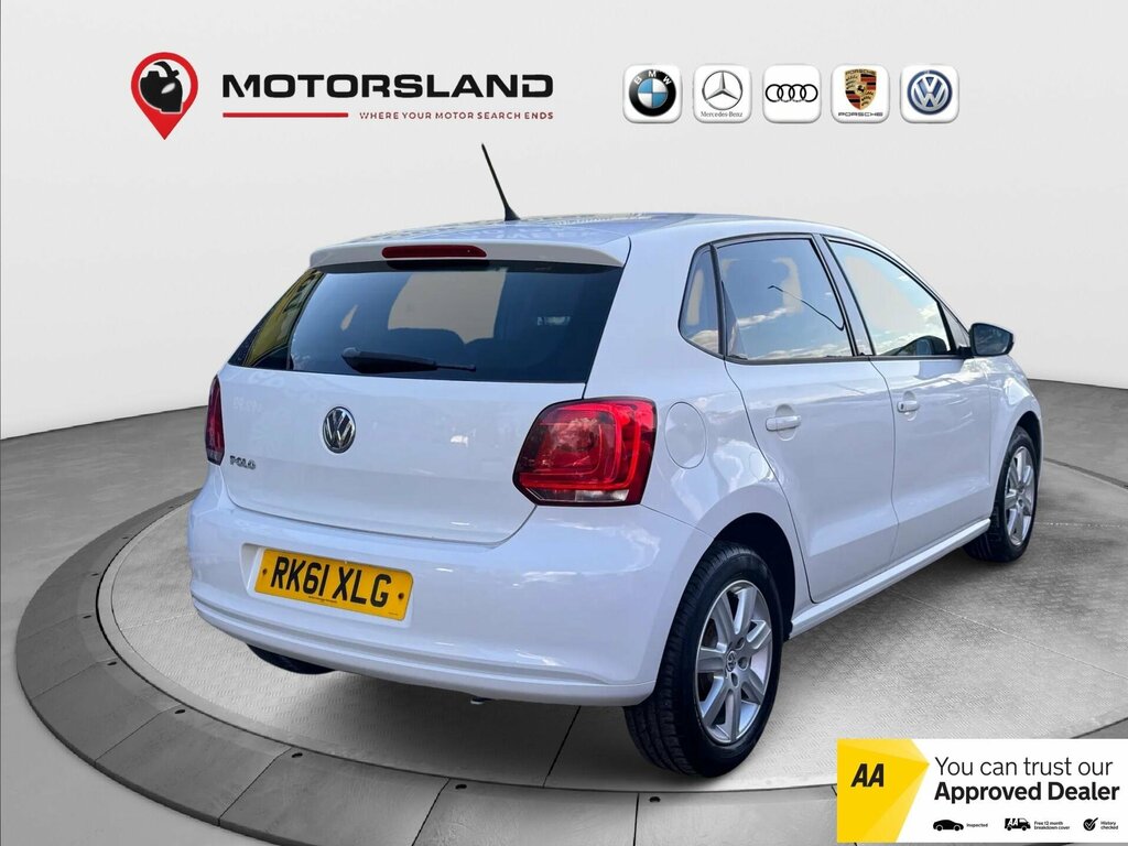 Volkswagen Polo 1.2 Match Euro 5 RK61XLG White #5
