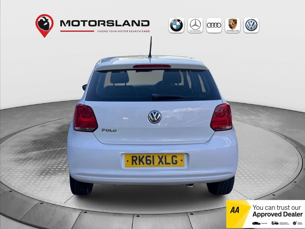 Volkswagen Polo 1.2 Match Euro 5 RK61XLG White #6