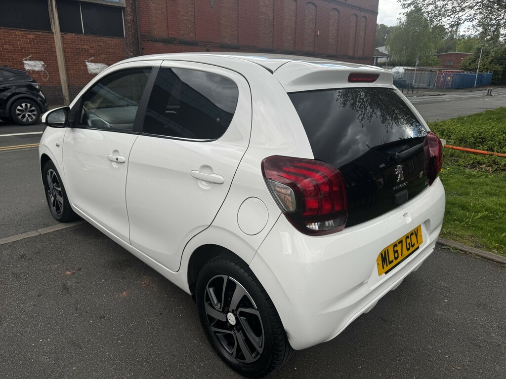 Peugeot 108 Hatchback 1.2 Puretech Allure 201767 ML67GCY White #4