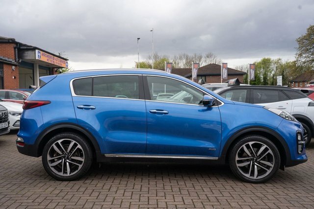 Kia Sportage 2018 1.6 T-gdi 4 Suv Dct Awd Euro 6 S DE68VHZ Blue #3