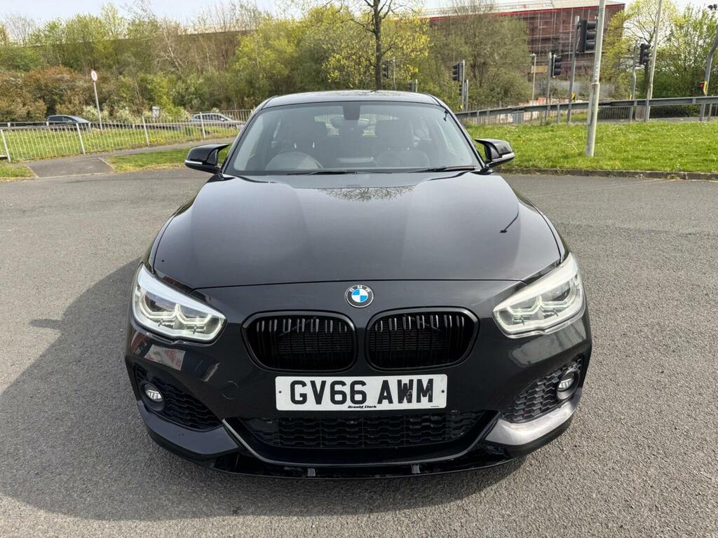 BMW 1 Series Hatchback 1.5 116D M Sport Euro 6 Ss 2016 GV66AWM Black #5