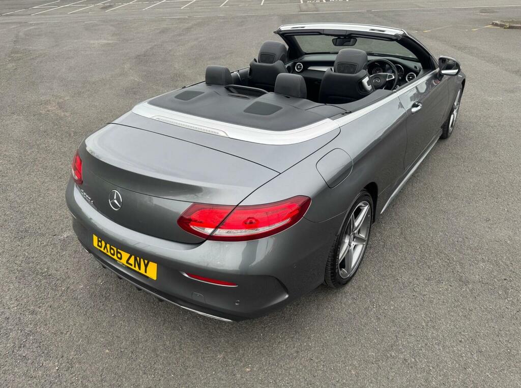 Mercedes-Benz C Class Convertible 2.1 C220d Amg Line Cabriolet G-tronic BX66ZNY Grey #4