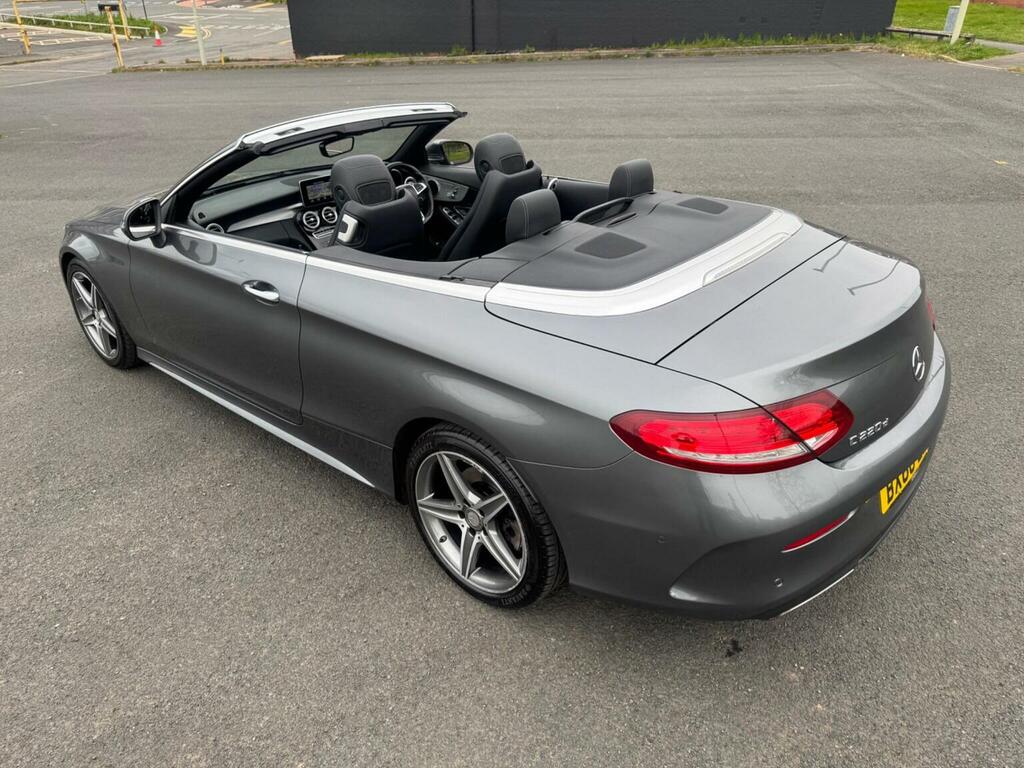 Mercedes-Benz C Class Convertible 2.1 C220d Amg Line Cabriolet G-tronic BX66ZNY Grey #2