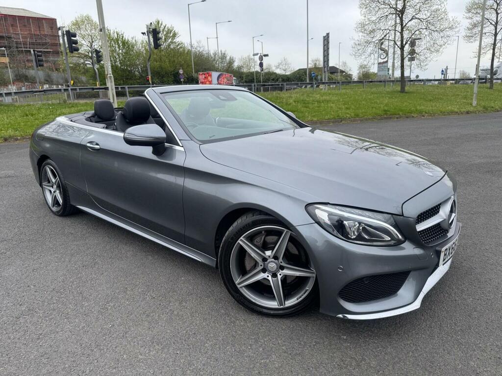 Mercedes-Benz C Class Convertible 2.1 C220d Amg Line Cabriolet G-tronic Grey