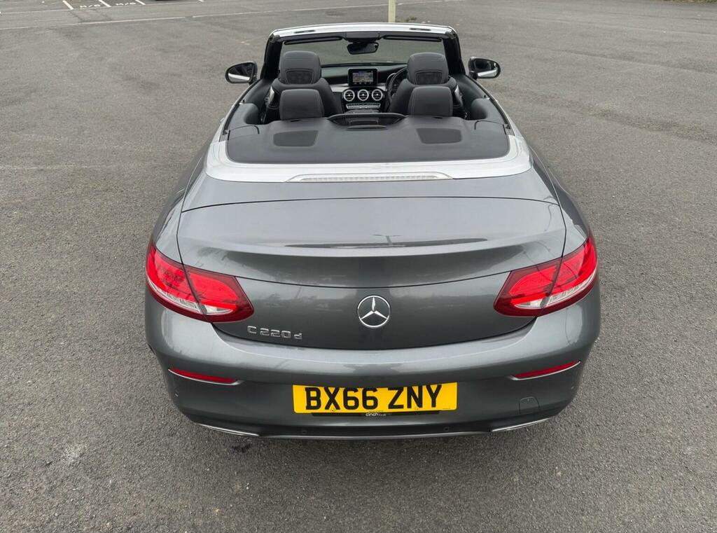 Mercedes-Benz C Class Convertible 2.1 C220d Amg Line Cabriolet G-tronic BX66ZNY Grey #6