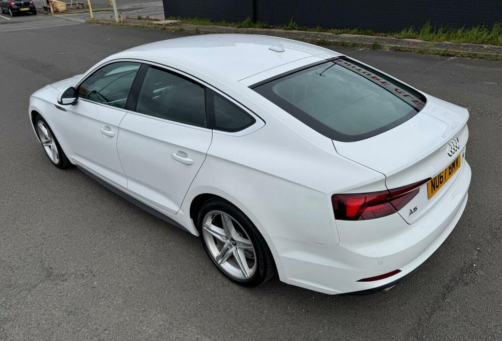 Audi A5 Hatchback 2.0 Tdi S Line Sportback Euro 6 Ss NU67BMV White #2