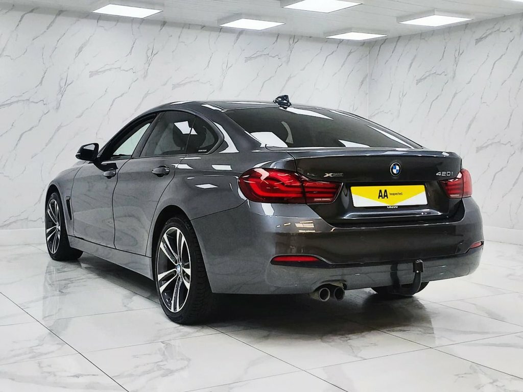 BMW 4 Series Gran Coupe 2L Sport YB70KTK Grey #6