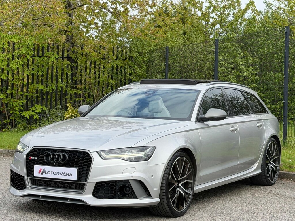 Audi RS6 Avant 4.0 Tfsi V8 Performance Tiptronic Quattro Euro 6 YW17DWE Silver #3
