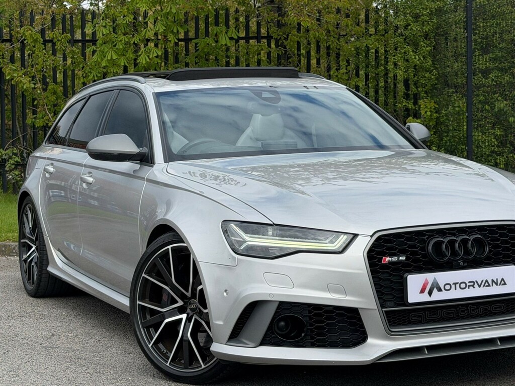 Audi RS6 Avant 4.0 Tfsi V8 Performance Tiptronic Quattro Euro 6 YW17DWE Silver #5