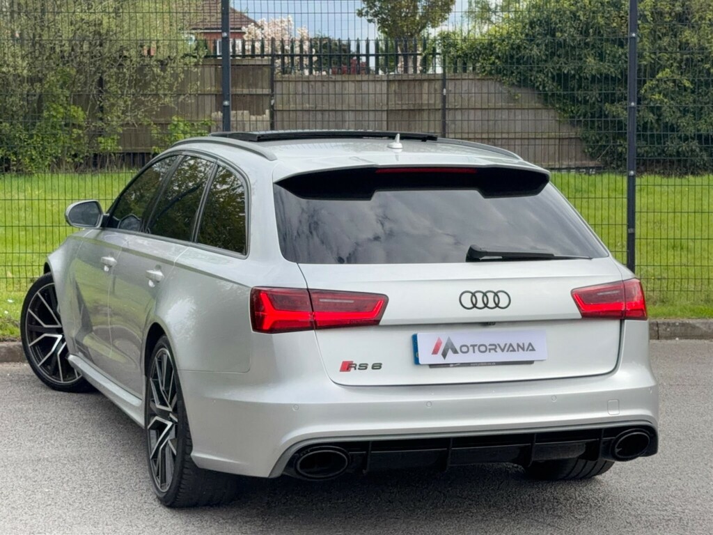 Audi RS6 Avant 4.0 Tfsi V8 Performance Tiptronic Quattro Euro 6 YW17DWE Silver #4