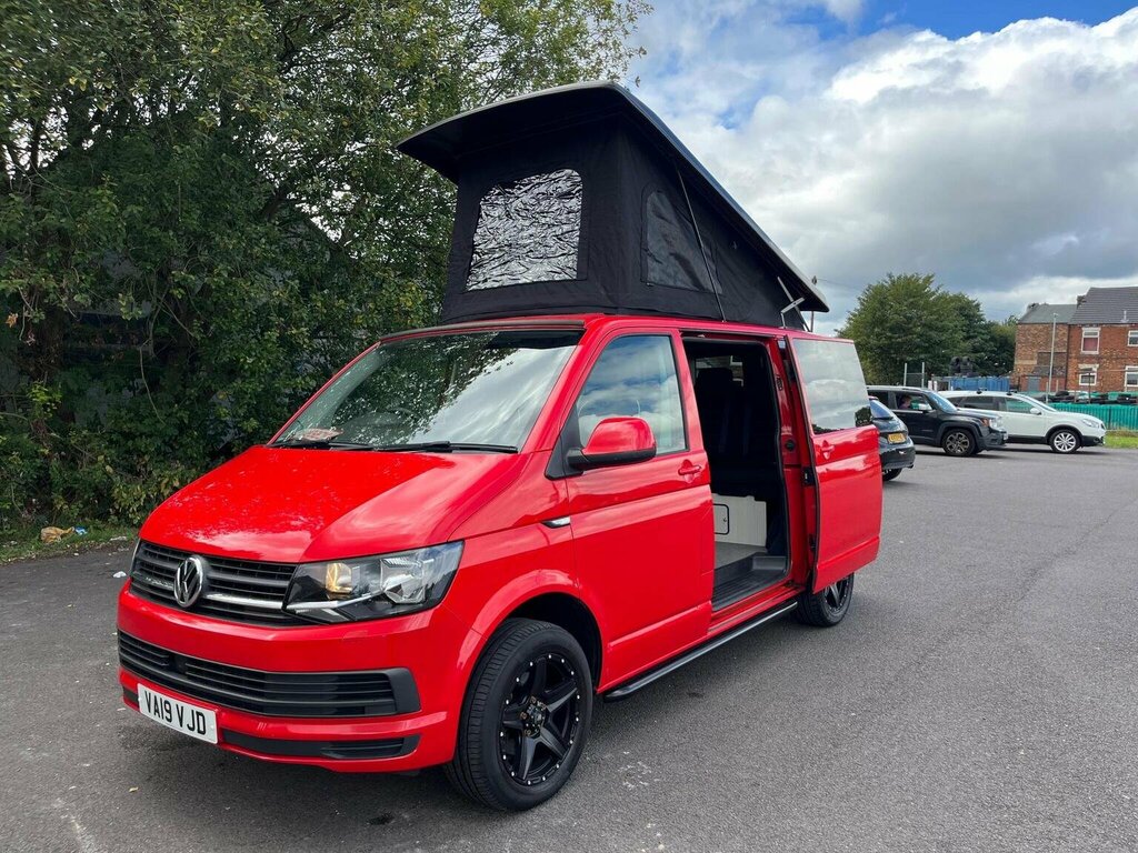 Volkswagen Transporter Panel Van 2.0 Bitdi T30 Bluemotion Tech Edition Fw VA19VJD Red #3