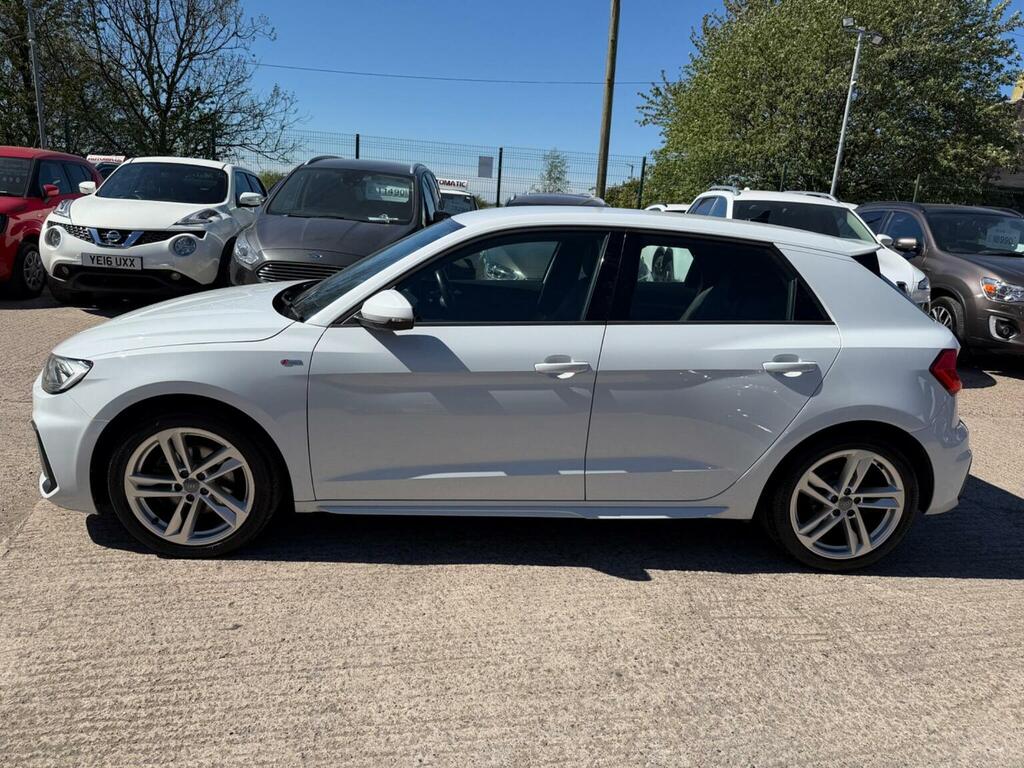 Audi A1 Hatchback 1.0 Tfsi 30 S Line Sportback Euro 6 Ss AP68WEO White #5