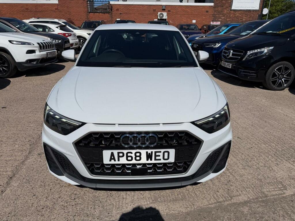 Audi A1 Hatchback 1.0 Tfsi 30 S Line Sportback Euro 6 Ss AP68WEO White #2
