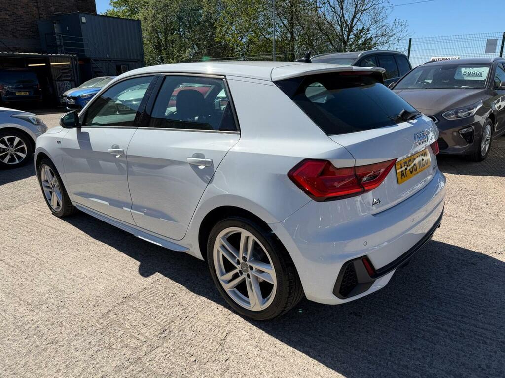 Audi A1 Hatchback 1.0 Tfsi 30 S Line Sportback Euro 6 Ss AP68WEO White #4