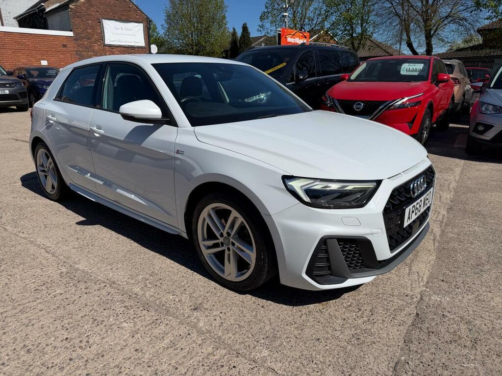 Audi A1 Hatchback 1.0 Tfsi 30 S Line Sportback Euro 6 Ss White