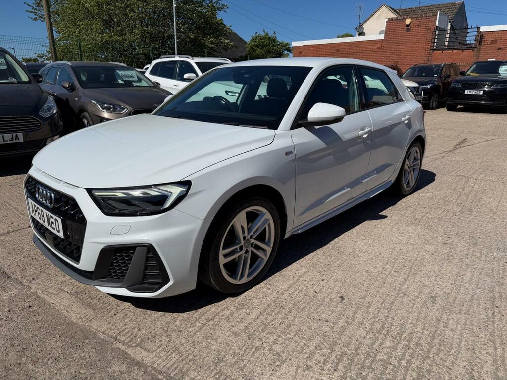 Audi A1 Hatchback 1.0 Tfsi 30 S Line Sportback Euro 6 Ss AP68WEO White #3