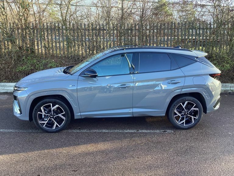 Hyundai Tucson 1.6T Hybrid N Line S KS75OXA Grey #4