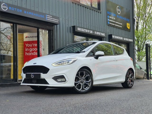 Ford Fiesta 1.0T Ecoboost Gpf St-line Hatchback Man White