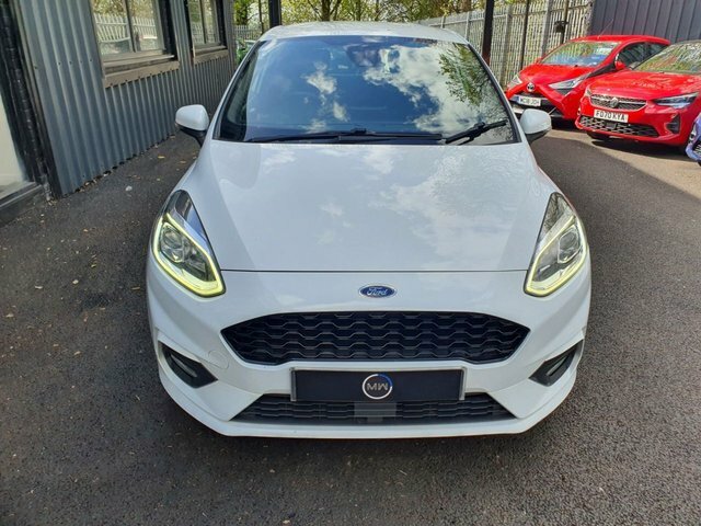 Ford Fiesta 1.0T Ecoboost Gpf St-line Hatchback Man BD19VYP White #5