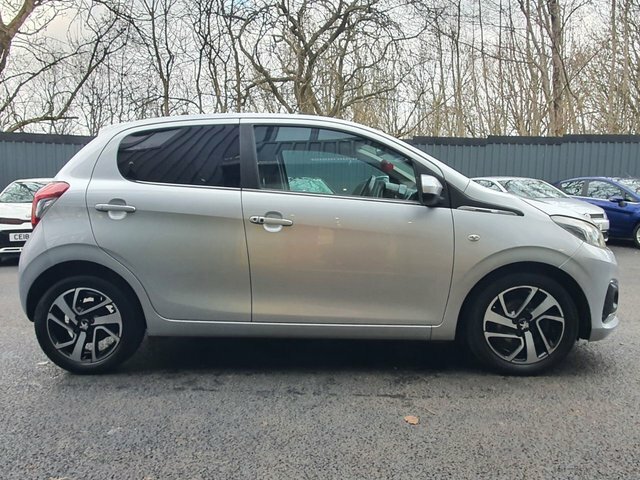 Peugeot 108 1.2 Vti Puretech Allure Hatchback Manua WJZ7048 Silver #6