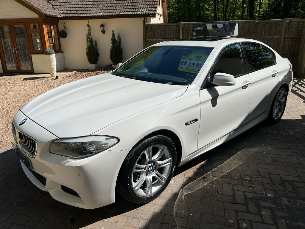 BMW 5 Series 2.0 528I M Sport LN62NVW White #3