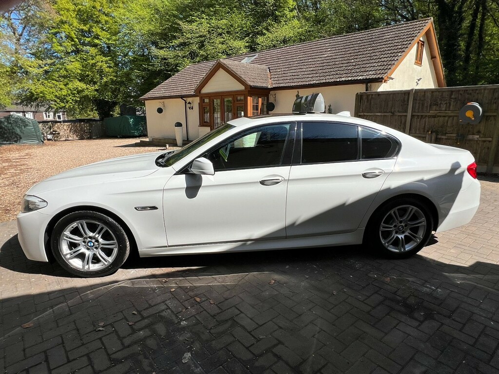 BMW 5 Series 2.0 528I M Sport LN62NVW White #4